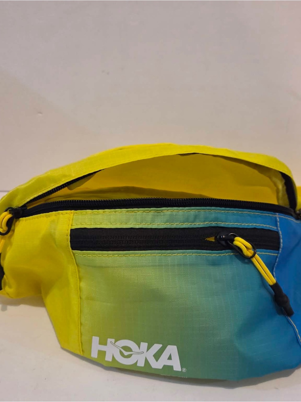 Hoka Yellow to Blue Gradient Waist Pack